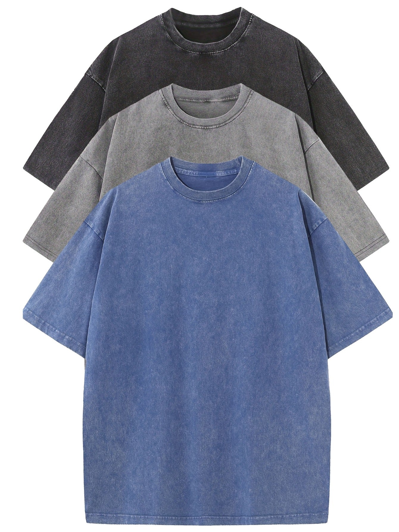 van Dann | Essential Cotton Oversized Tee Set – 3-Pack