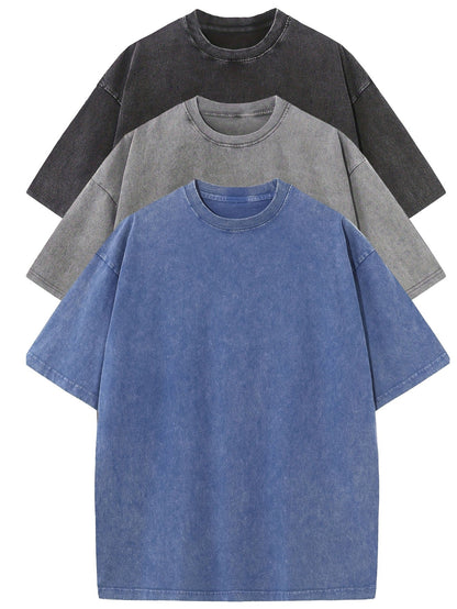 van Dann | Essential Cotton Oversized Tee Set – 3-Pack
