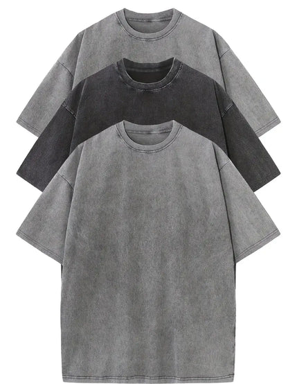 van Dann | Essential Cotton Oversized Tee Set – 3-Pack