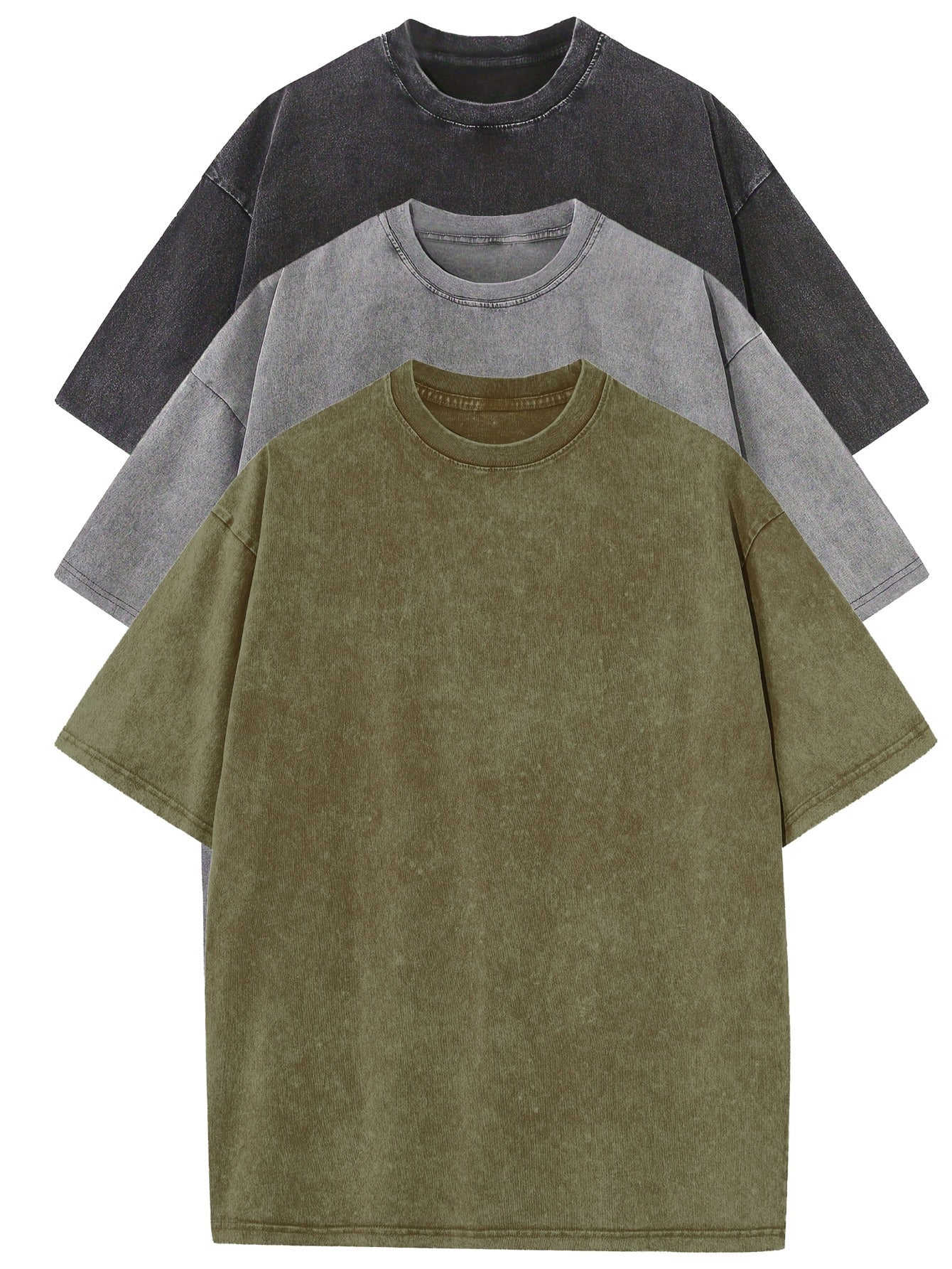 van Dann | Essential Cotton Oversized Tee Set – 3-Pack