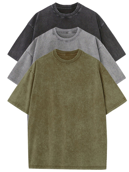 van Dann | Essential Cotton Oversized Tee Set – 3-Pack