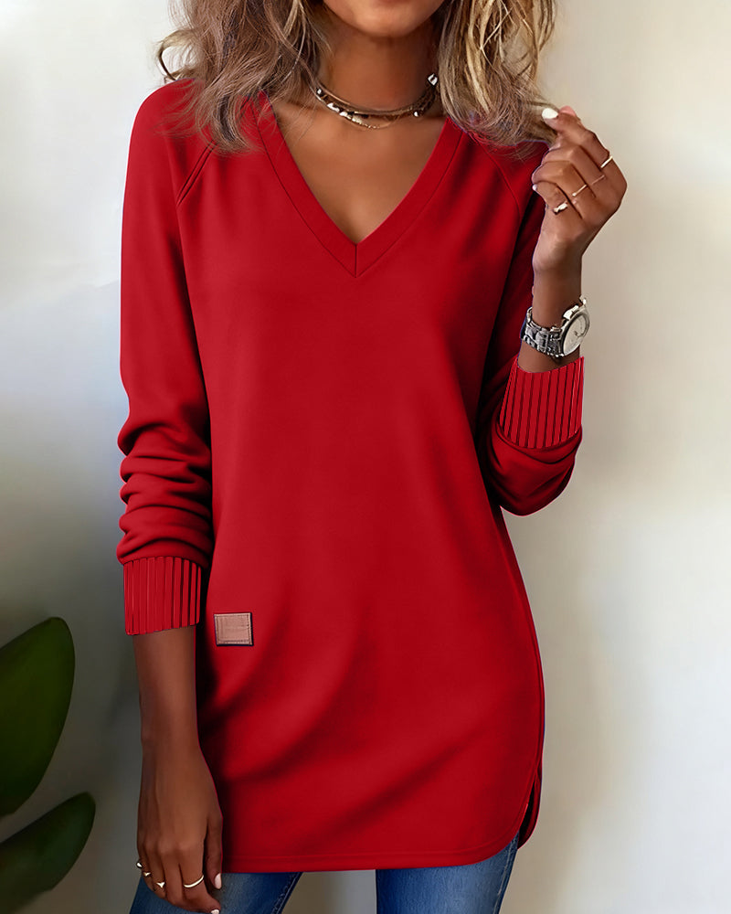 Van Dann | Modieuze Trui met V-Hals