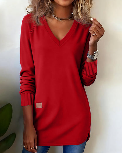 Van Dann | Modieuze Trui met V-Hals