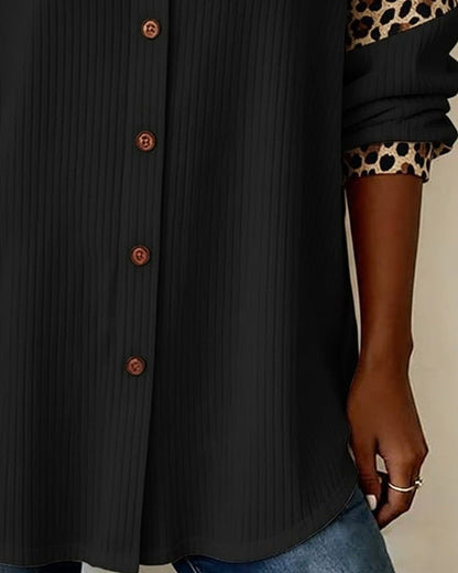 Van Dann | Overhemd met luipaardprint