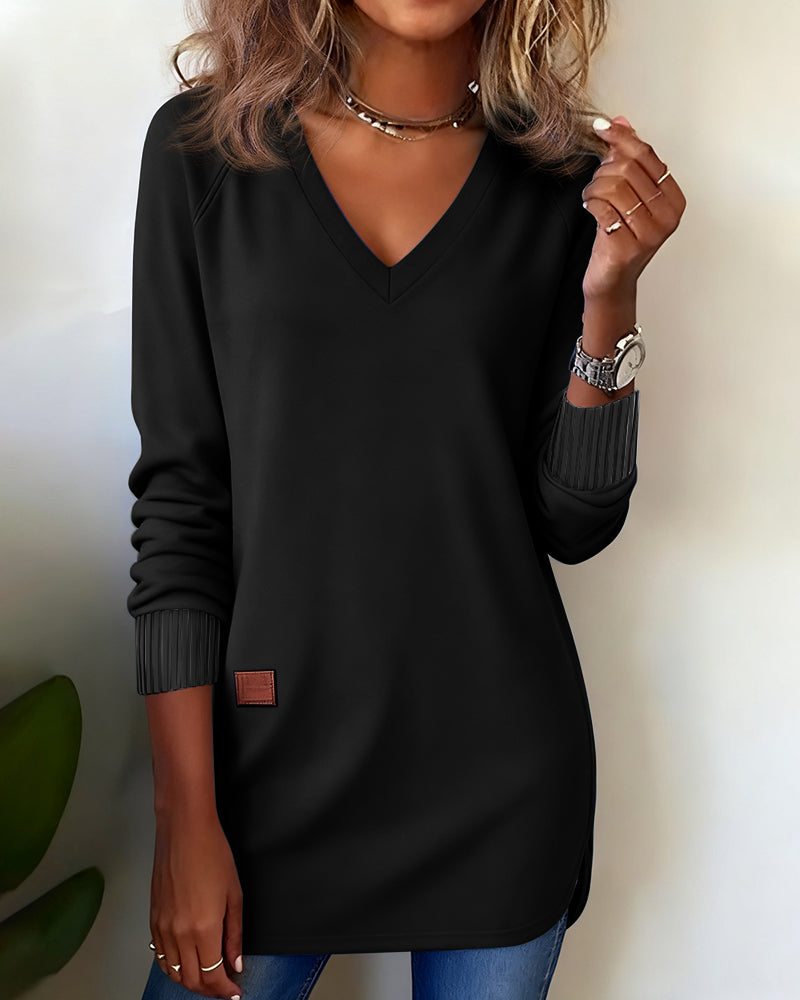 Van Dann | Modieuze Trui met V-Hals