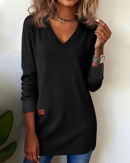 Van Dann | Modieuze Trui met V-Hals