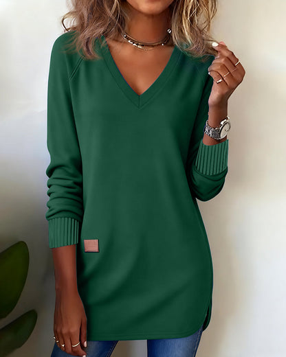 Van Dann | Modieuze Trui met V-Hals