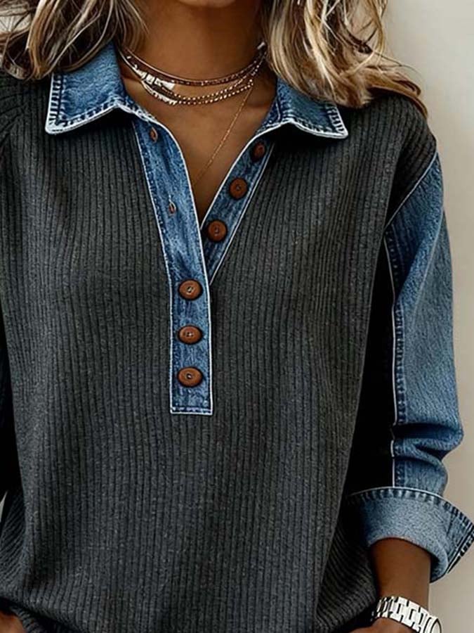 Van Dann | Stijlvolle Kleurblok Trui