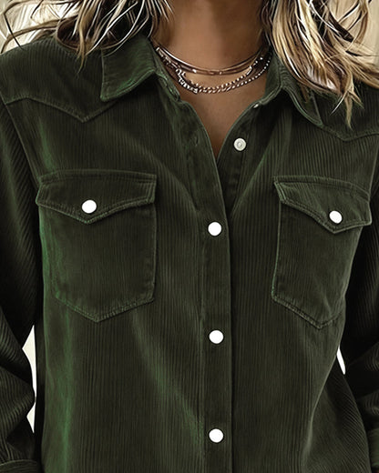 Van Dann | Modieuze Blouse met Revers en Knopen