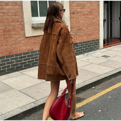 Van Dann | Suede Statement Coat