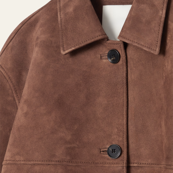 Van Dann | Collared Suede Jacket