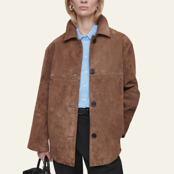 Van Dann | Collared Suede Jacket