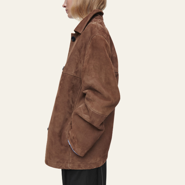 Van Dann | Collared Suede Jacket