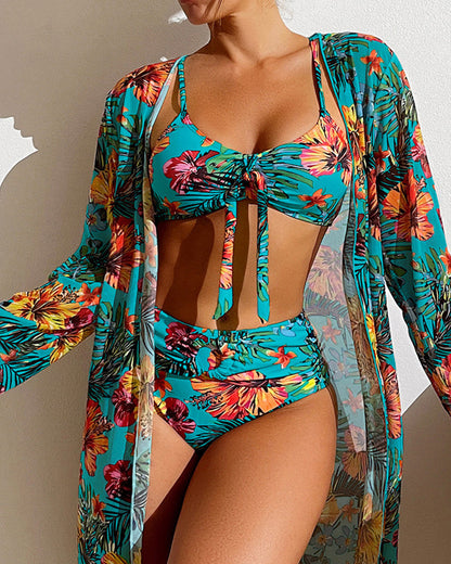 Glenda - Bikini met Bloemenrok