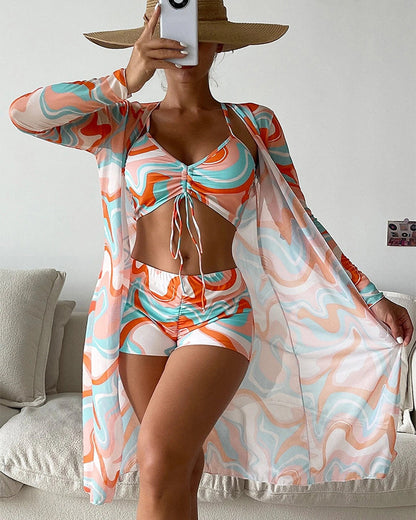 Van Dann | 3-Delige Bikini Set met Print