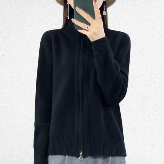 Van Dann | Cozy Zip-Up Cardigan