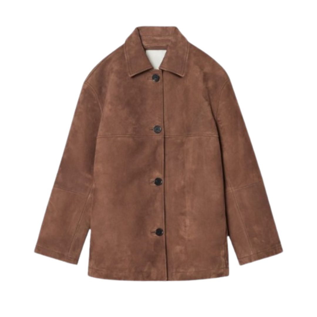Van Dann | Collared Suede Jacket