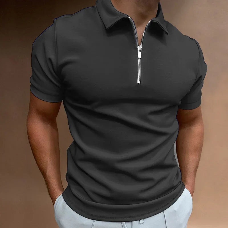 van Dann | Klassieke Rits Polo Shirt 2+1 Gratis
