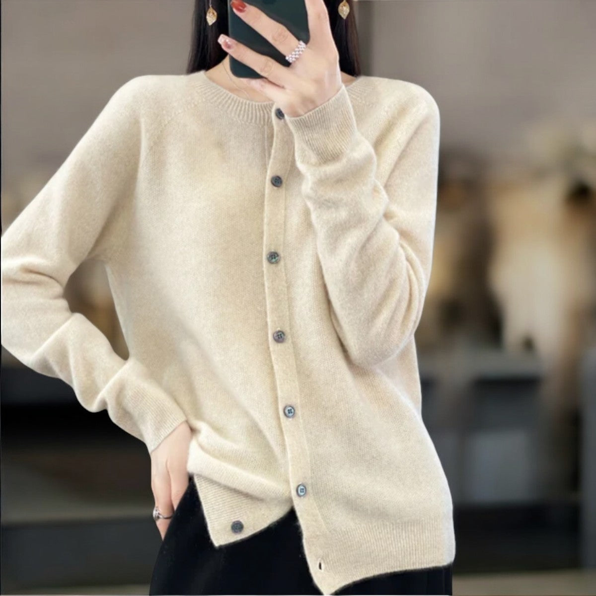 Van Dann | Elegante Knoopjes Cardigan