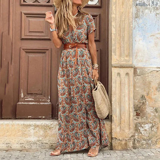 Van Dann | Elegante Bohemian Maxi-Jurk