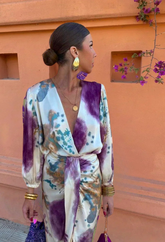 Van Dann | Elegante V-hals jurk