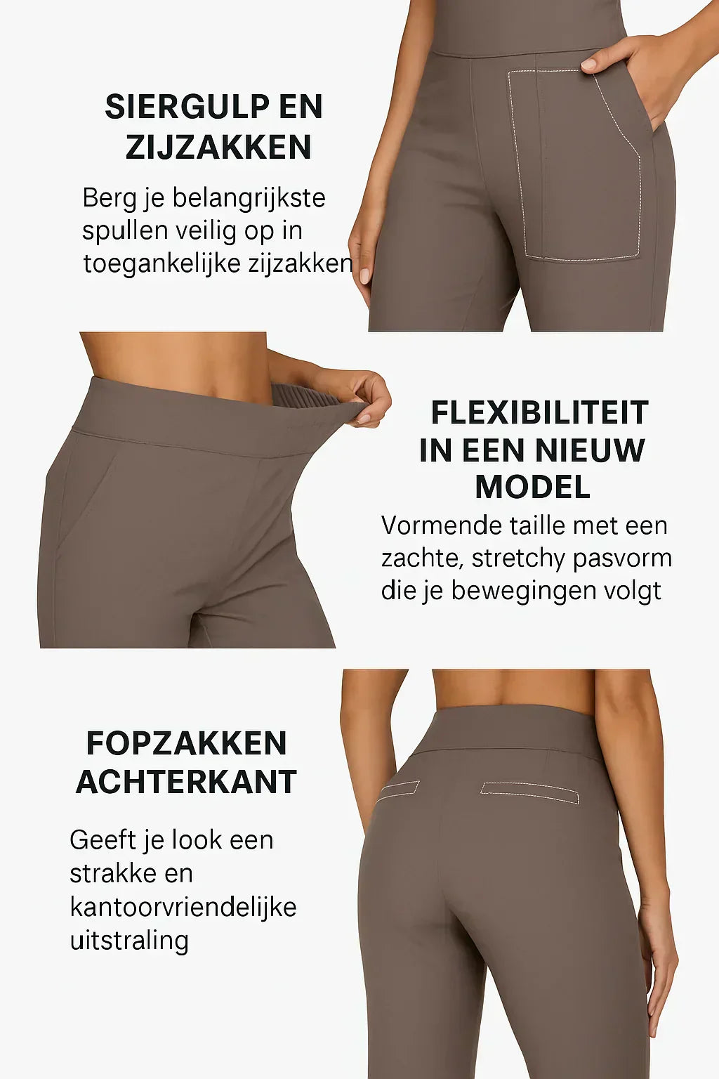 Van Dann | Elegante broek in zachte jersey